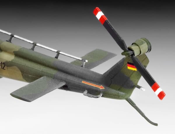 Revell Bell UH-1D SAR, Rotorcraftmodell, Monteringssett, 1:72, Bell UH-1D SAR, Plast, Avansert