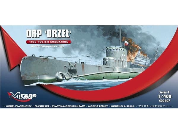 Mirage-ubåt ORP Orzel 1939 (400407)