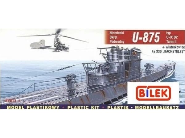 Mirage ubåt U-875 tysk