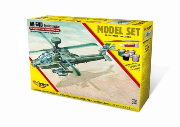 Mirage AH-64D Apache Longbow modellsett [American Attack Helicopter (872091)