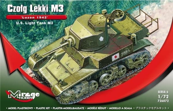 Mirage kevyt panssarivaunu M3 Luzon 1942 amerikkalainen