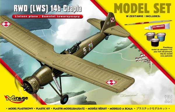 Mirage RWD 14b "Czapla" modellsett -fly
