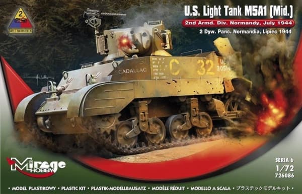Mirage kevyt panssarivaunu 'M5A1' Normandia - 217514