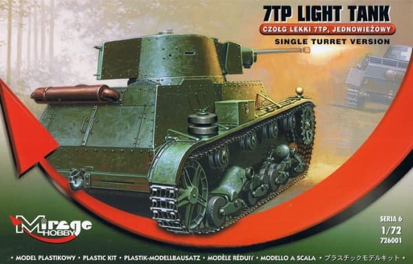 MIRAGE Light Tank 7TP Enkelttårn