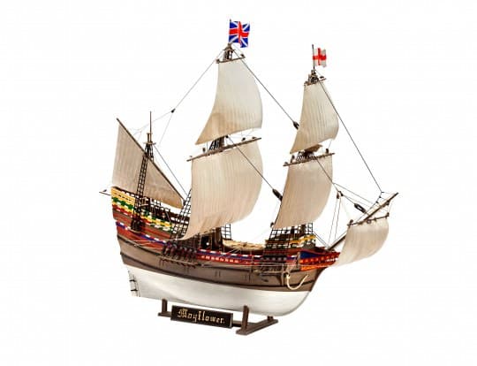 Revell Mayflower - 400th Anniversary, Segelfartygsmodell, Monteringssats, 1:83, Mayflower - 400th Anniversary, Alla, Plast