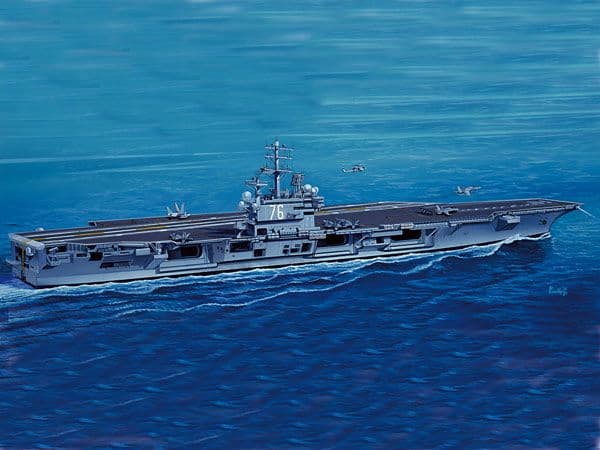 Italeri 5533, Monteringssett, 1:720, U.S.S. RONALD REAGAN, Flerfarget, USA, Skipsmodell
