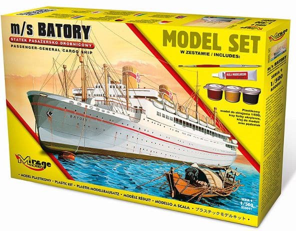Mirage Hobby 850091 - Model Kit M/S BATORY Trans Atlantic Passenger Gene General Cargo Ship Model Kit
