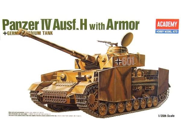 Academy ACADEMY Panzer IV Ausf. H med pansar - 13233