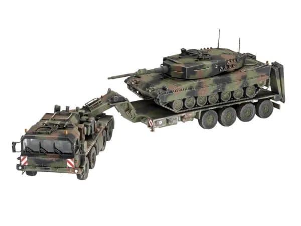 Revell SLT 50-3 "Elefant" + Leopard 2A4, Tank model, Monteringssats, 1:72, SLT 50-3, Leopard 2A4, Alla, Plast