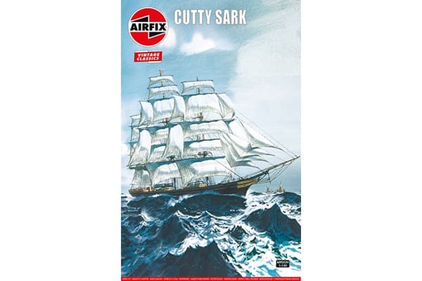 Airfix A09253V, Pienoismallipurjelaiva, Kokoamispakkaus, 1:130, Cutty Sark, Ei sukupuolirajoitusta, Muovi