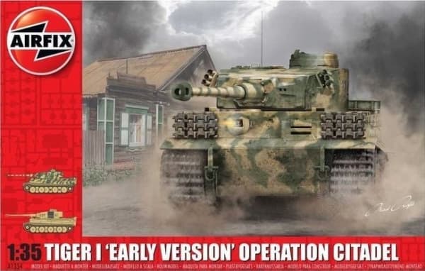 Airfix A1354, Tank model, Monteringssett, 1:35, Tiger-1, Alle kjønn, Plast