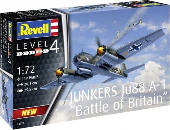 Plastic model Junkers Ju88 A-1 Battle of Britain