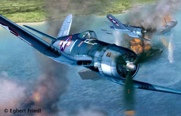 Revell Vought F4U-1A CORSAIR, Luftfarkostmodell med fast vinge, Monteringssats, 1:32, Vought F4U-1A Corsair, Hankoppling, Plast