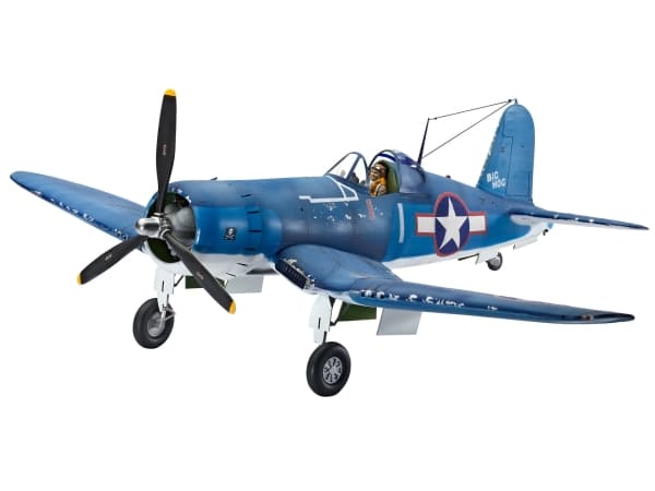 Revell Vought F4U-1A CORSAIR, Luftfarkostmodell med fast vinge, Monteringssats, 1:32, Vought F4U-1A Corsair, Hankoppling, Plast