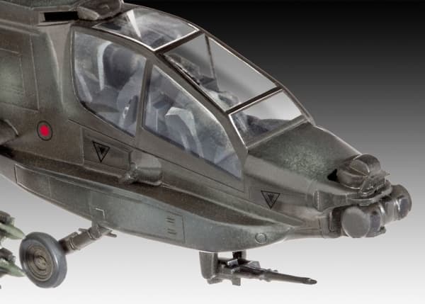 Revell AH-64A Apache, Helikoptermodell, Monteringssats, 1:100, AH-64A Apache, Plast, Avancerade