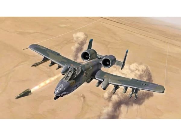 Italeri A-10 A/C Thunderbolt II, Flymodell med fastvinge, Monteringssett, 1:72, A-10 A/C Thunderbolt II, Alle kjønn, Plast