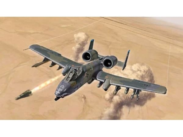Italeri A-10 A/C Thunderbolt II, Flymodell med fastvinge, Monteringssett, 1:72, A-10 A/C Thunderbolt II, Alle kjønn, Plast