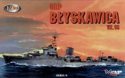 Mirage-malli muovinen ORP Blyskawica wz. 65 (Blyskawica)
