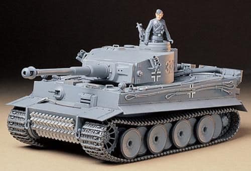 Tamiya German Tiger I Early Production, Tank model, Montert på forhånd, 1:35, Tiger I, Alle kjønn, Grå