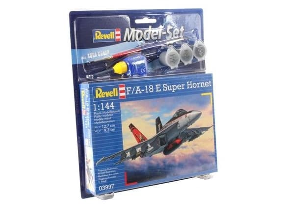 Revell F/A-18E Super Hornet, modellfly, monteringssett, 1:144, Boeing F/A-18E/F Super Hornet, plast, Light Practice
