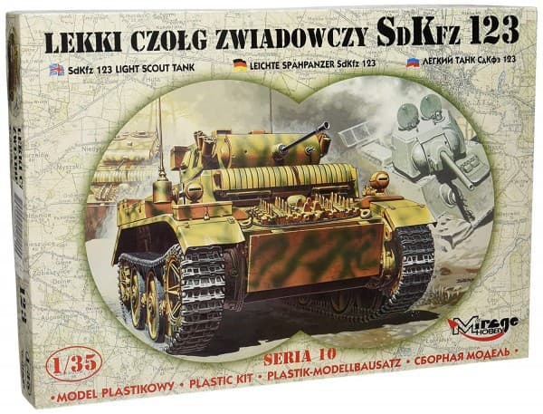Mirage SdKfz.123 kevyt tiedustelupanssarivaunu (35108)