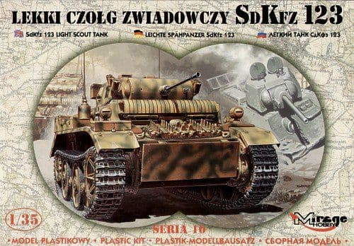 Mirage SdKfz.123 kevyt tiedustelupanssarivaunu (35108)
