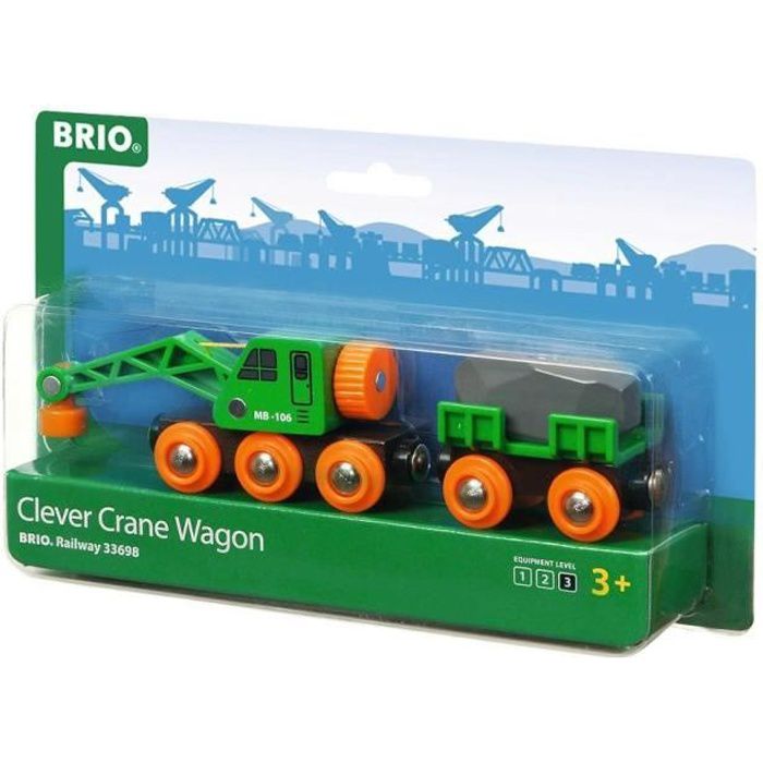 BRIO World - 33698 - Ingenious Crane Wagon
