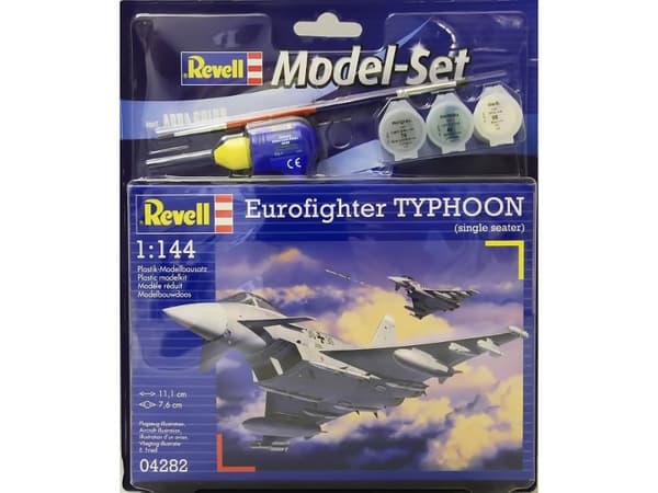 Revell Eurofighter Typhoon, modell av fly, monteringssett, 1:144, Eurofighter Typhoon, plast, enkel øvelse
