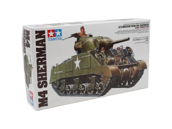 Tamiya U.S. Medium Tank M4 Sherman-tankas