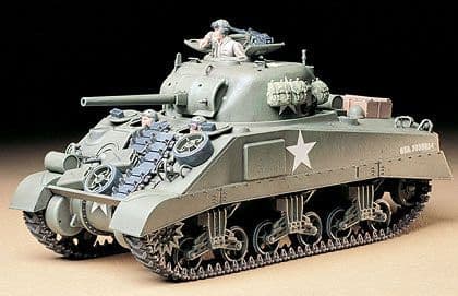 Tamiya U.S. Medium Tank M4 Sherman-tankas