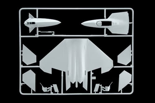 Italeri F-22 Raptor, Flymodell med fastvinge, Monteringssett, 1:72, F-22 Raptor, Alle kjønn, Plast