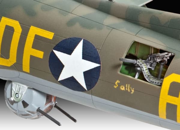 Revell B-17F Memphis Belle, Pienoismallikiinteäsiipinen ilma-alus, Kokoamispakkaus, 1:72, Boeing B-17, Muovi, Second World War