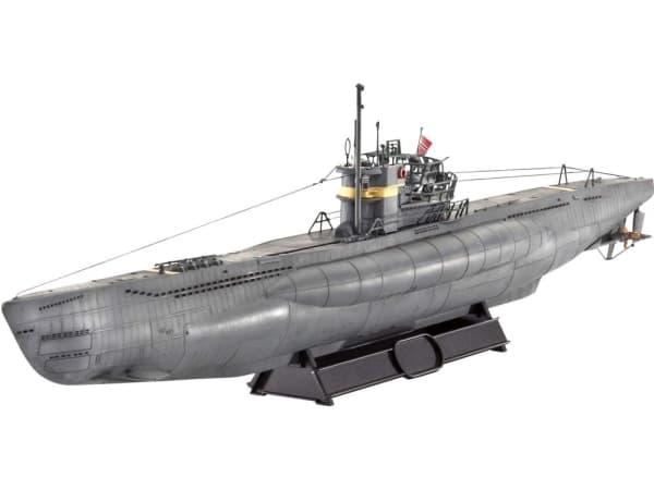 Revell U-boat Type VII C/41, Ubåtmodell, Monteringssett, 1:144, U-292, U-318, U-998, U-1004, Plast, Ekspert