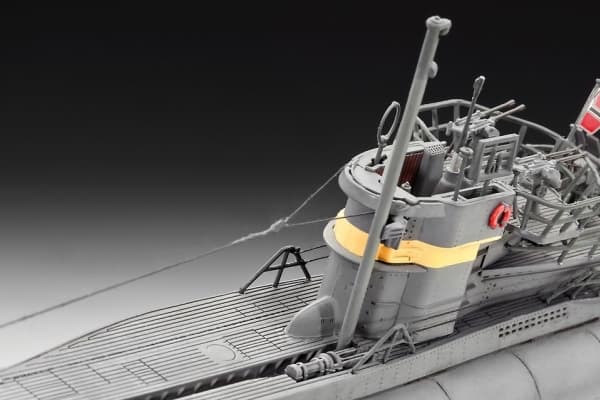 Revell U-boat Type VII C/41, Ubåtmodell, Monteringssett, 1:144, U-292, U-318, U-998, U-1004, Plast, Ekspert