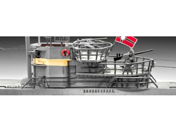 Revell U-boat Type VII C/41, Ubåtmodell, Monteringssett, 1:144, U-292, U-318, U-998, U-1004, Plast, Ekspert