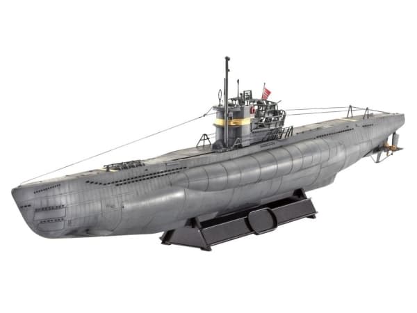 Revell U-boat Type VII C/41, Ubåtmodell, Monteringssett, 1:144, U-292, U-318, U-998, U-1004, Plast, Ekspert