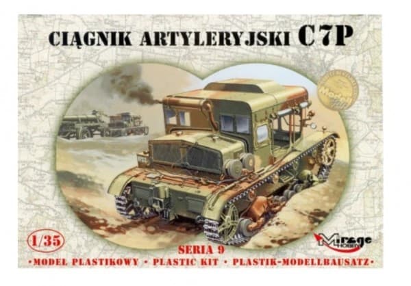 Muovimalli C7P-tykistötraktori