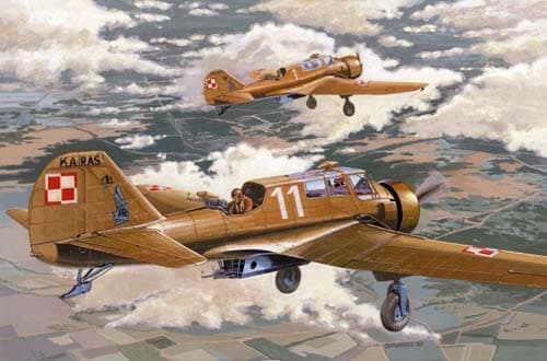 Mirage Plastic modell PZL-23A "Karas" tidlig versjon