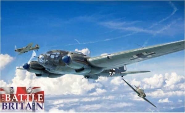 Italeri Modell plast heinkel he 111h Battle of Britain 80th