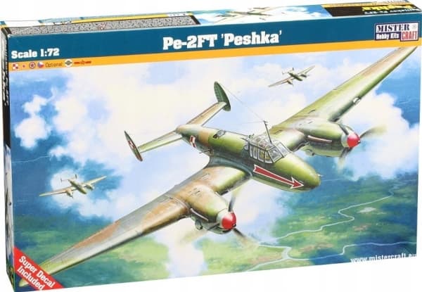 Olymp Lentokoneen malli Pe-2 "Peshka" 1:72 E-24 lentokoneen malli, joka liimataan yhteen