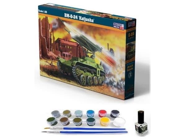 Olymp Aircraft Model kit BM-8-24 "Katjusha" 1:35 SE-28