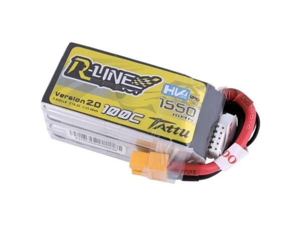 Gens Ace & TATTU Akumulator R-Line 1550mAh, 14.8V, 100C, 4S1P, HV (TA-RL-100C-1550-4S1P)