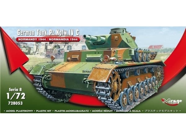 Mirage German Tank Pz.Kpfw. IV Ausf. C "Normandy 1944"