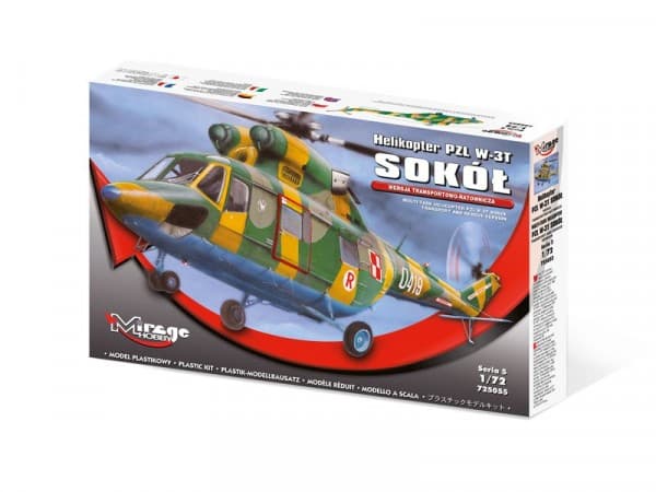 Mirage Plastmodell av helikoptern PZL W-3T Sokół