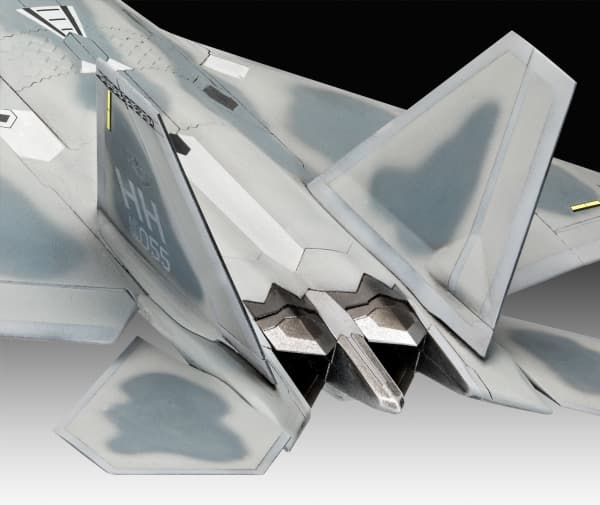 Revell Lockheed Martin F-22A Raptor, Lentokone, Kokoamispakkaus, 1:72, Lockheed Martin F-22A Raptor, Ei sukupuolirajoitusta, 116 kpl
