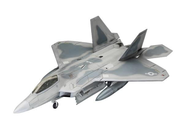 Revell Lockheed Martin F-22A Raptor, Lentokone, Kokoamispakkaus, 1:72, Lockheed Martin F-22A Raptor, Ei sukupuolirajoitusta, 116 kpl
