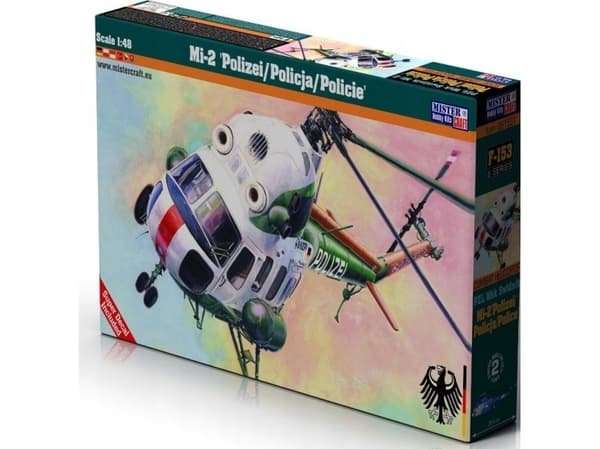 Olymp Aircraft Mi-2 "Polizei/Police/Policie" 1:48 F-153 modellhelikopter som ska limmas ihop