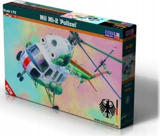 Olymp Aircraft Mi-2 "Polizei/Police/Policie" 1:48 F-153 modellhelikopter som ska limmas ihop