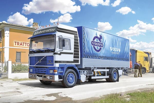 Italeri 3945 Volvo F16 Plane m. Hebebühne Truckmodel byggesæt 1:24