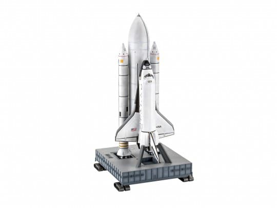 Revell Space Shuttle& Booster Rockets, 40th., Spaceplane model, Monteringssett, 1:144, Space Shuttle& Booster Rockets, 40th., Alle kjønn, Plast